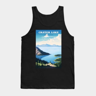 Crater Lake National Park Travel Poster Tank Top